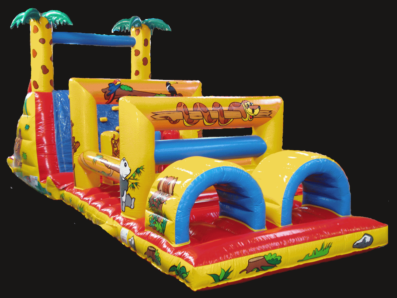 Zizo 2JR1 Springkasteel Jungle Run